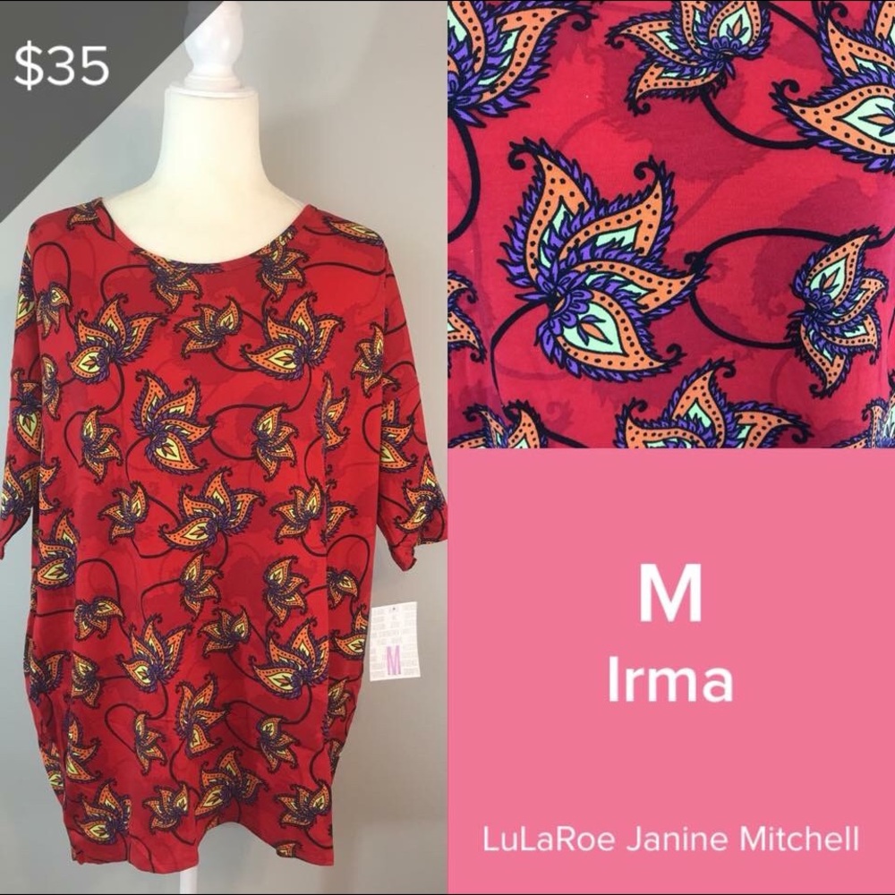M LuLaRoe Irma NWT